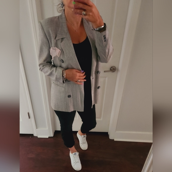 VINTAGE REAR  SUITABLES OVERSIZED BLAZER - Picture 8 of 11